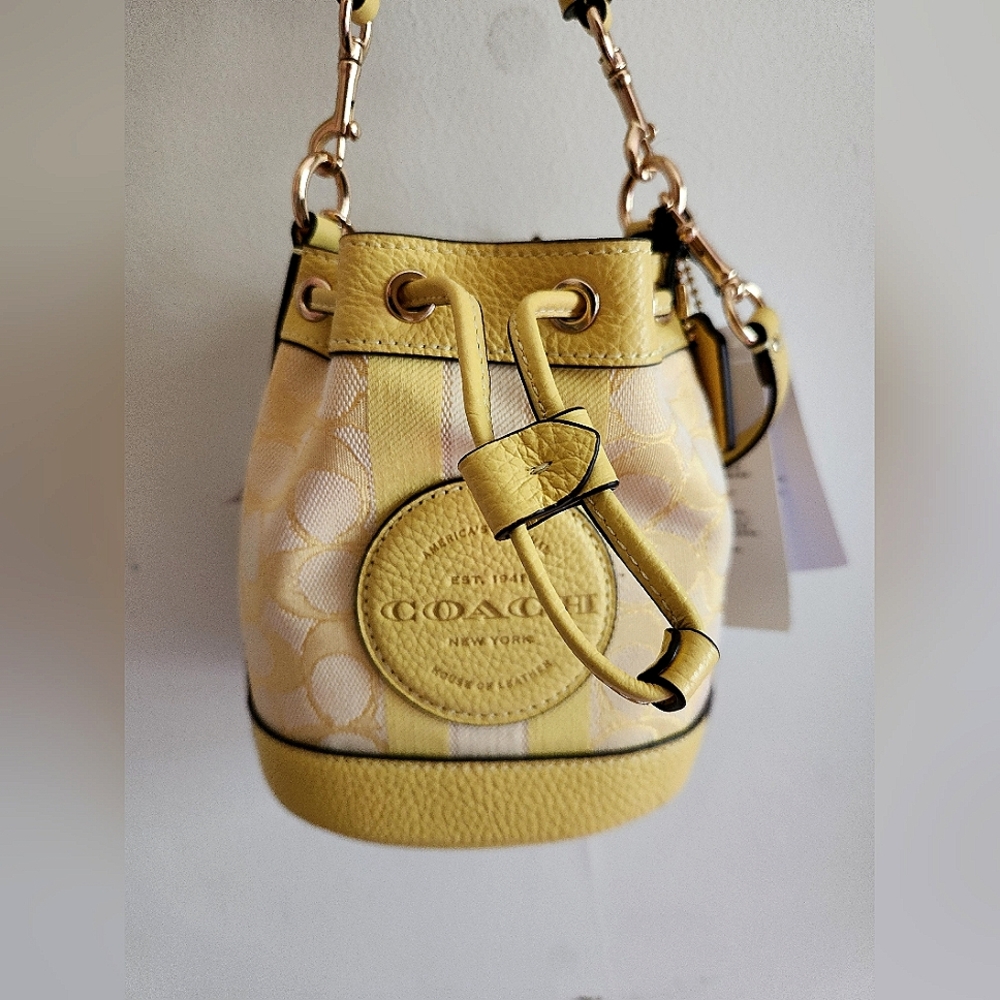 Coach Mini Dempsey Bucket Bag!